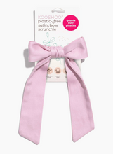 Load image into Gallery viewer, Organic Cotton Satin Bow Scrunchie
