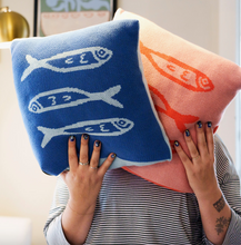 Load image into Gallery viewer, Knit Sardine Pillow