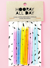 Load image into Gallery viewer, Beeswax Hand-Dipped Birthday Candles