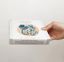 Load image into Gallery viewer, Cyanotype Botanicals Embroidery Kit