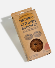 Load image into Gallery viewer, Biodegradable Coconut Round Scrubs, 2 pack