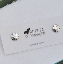 Load image into Gallery viewer, Sand Dollar Stud Earrings