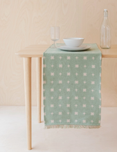 Load image into Gallery viewer, Repurposed Fabric Table Runner