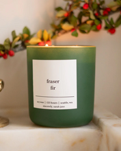 Load image into Gallery viewer, Hand Poured Natural Soy Candle, Frosted Glass