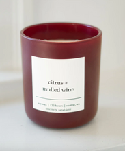 Load image into Gallery viewer, Hand Poured Natural Soy Candle, Frosted Glass