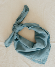 Load image into Gallery viewer, Organic Cotton Embroidered Bandana