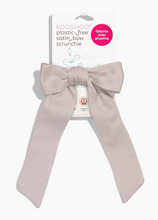 Load image into Gallery viewer, Organic Cotton Satin Bow Scrunchie