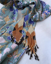 Load image into Gallery viewer, Hand Beaded Desert Moon Earring
