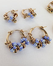 Load image into Gallery viewer, Disco Ring Hoop Earrings