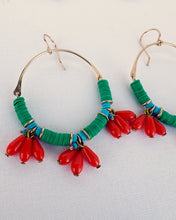Load image into Gallery viewer, Splash Josephine Hinge Hoop Earrings