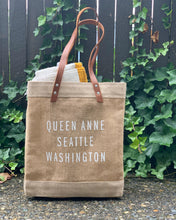 Load image into Gallery viewer, Queen Anne Market Tote (without wine opening)