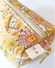 Load image into Gallery viewer, Hand Printed Makeup Bag
