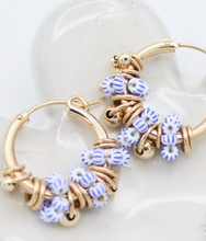 Load image into Gallery viewer, Disco Ring Hoop Earrings