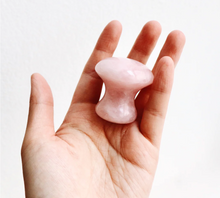Load image into Gallery viewer, Rose Quartz Eye Massage Tool