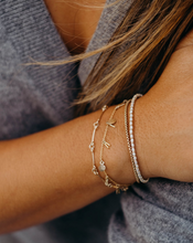 Load image into Gallery viewer, Sequin and Fringe Charm Bracelet