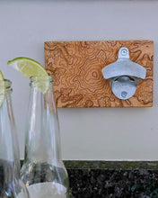 Load image into Gallery viewer, Mt. Tahoma (Rainier) or Mt. Koma Kulshan (Baker) Topography Bottle Opener