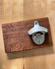 Load image into Gallery viewer, Mt. Tahoma (Rainier) or Mt. Koma Kulshan (Baker) Topography Bottle Opener