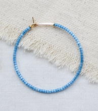 Load image into Gallery viewer, Glass Bead Hoop Earring
