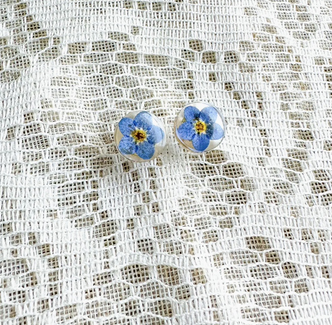 Forget-Me-Not Stud Earrings
