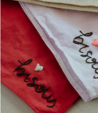 Load image into Gallery viewer, Organic Cotton Embroidered Bandana
