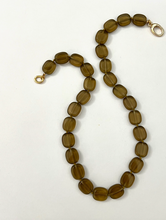 Load image into Gallery viewer, Matte Edge Glass Bead Necklace
