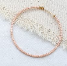 Load image into Gallery viewer, Glass Bead Hoop Earring
