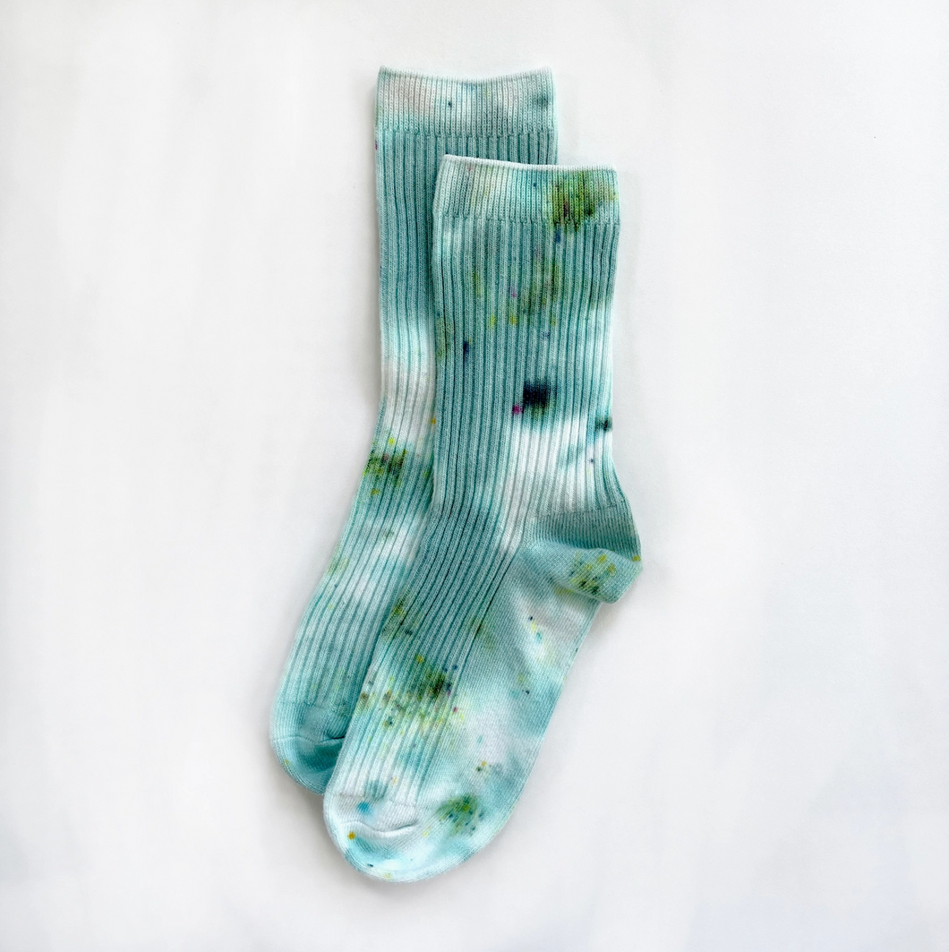 Tie-Dyed Dressy Socks