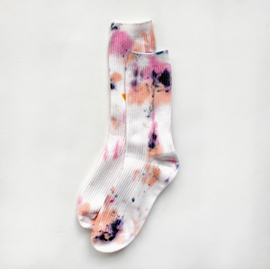 Tie-Dyed Dressy Socks