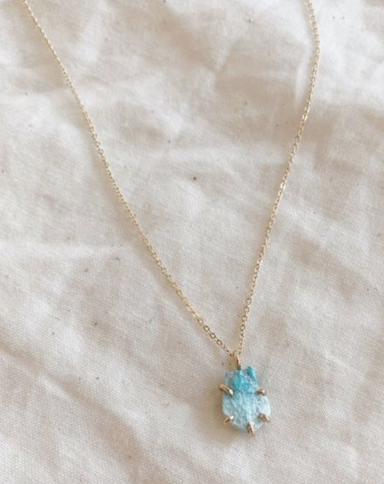 Raw Turquoise Necklace