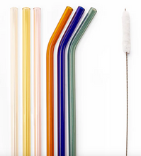 Load image into Gallery viewer, Reusable Glass Straws
