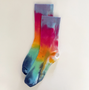 Tie-Dyed Dressy Socks