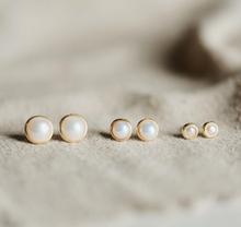 Load image into Gallery viewer, Hyalite Gold Studs
