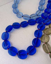 Load image into Gallery viewer, Matte Edge Glass Bead Necklace
