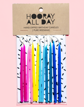 Load image into Gallery viewer, Beeswax Hand-Dipped Birthday Candles
