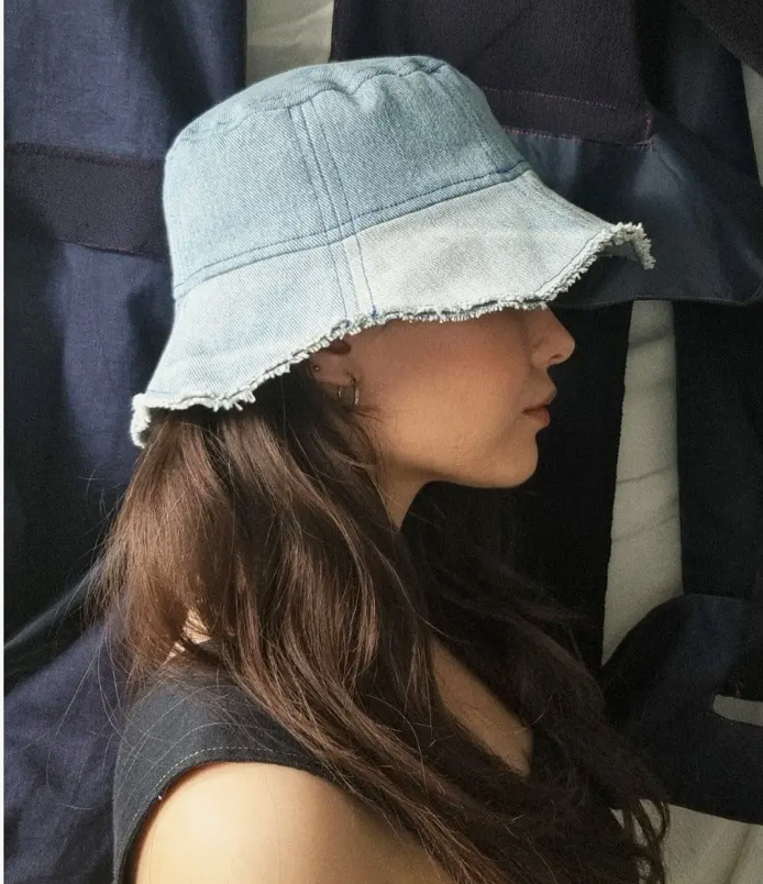 Repurposed Denim Bucket Hat