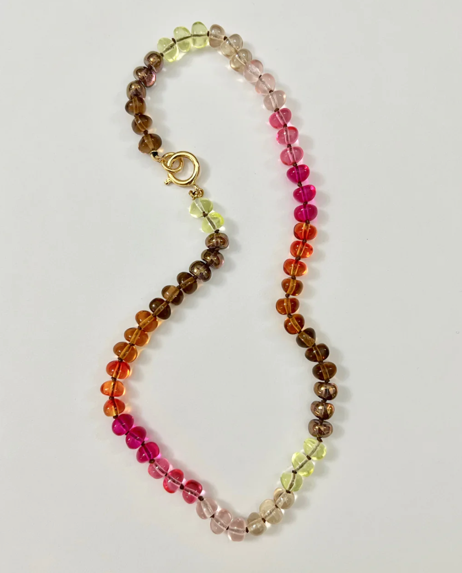 Glass Bauble Necklace 16inch