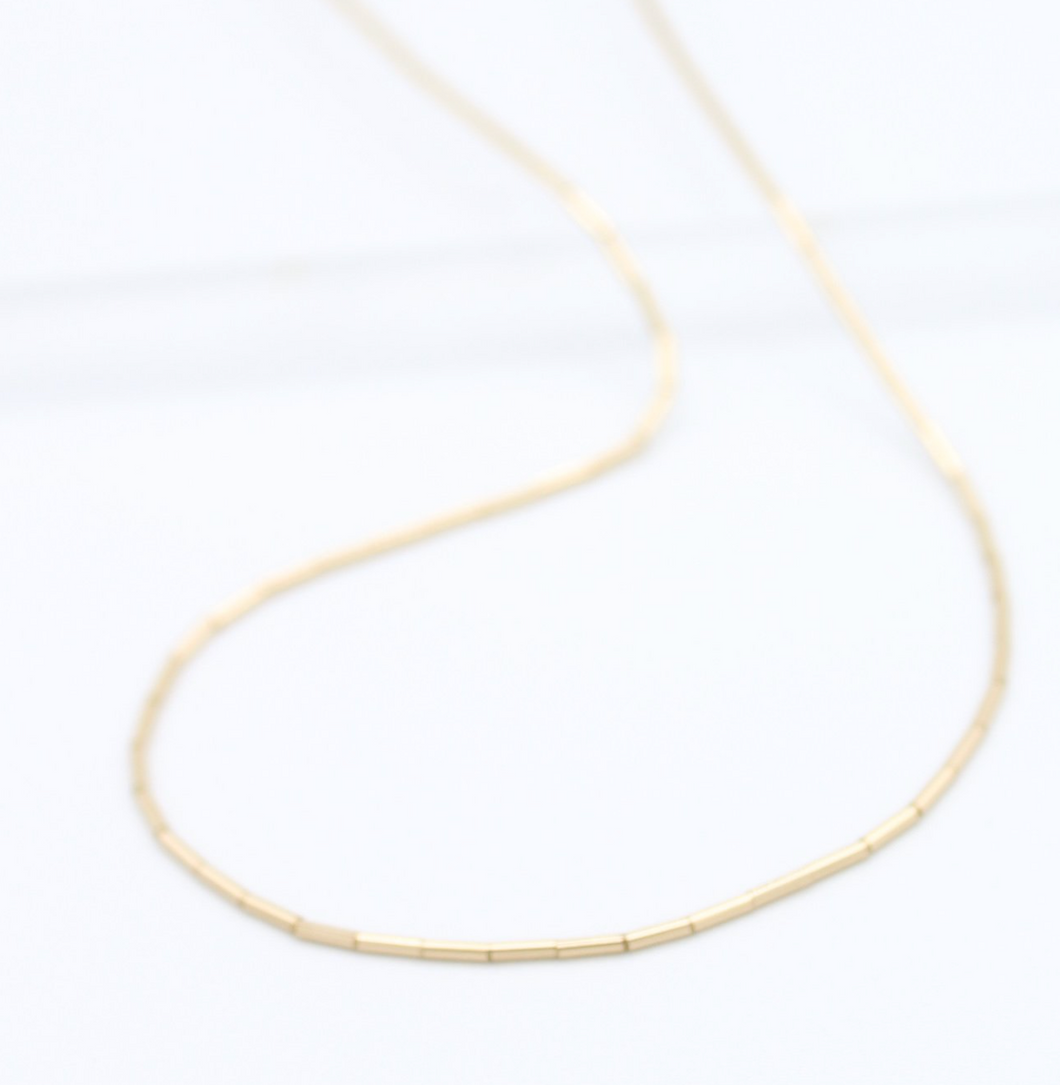 Liquid Gold Stitch Necklace