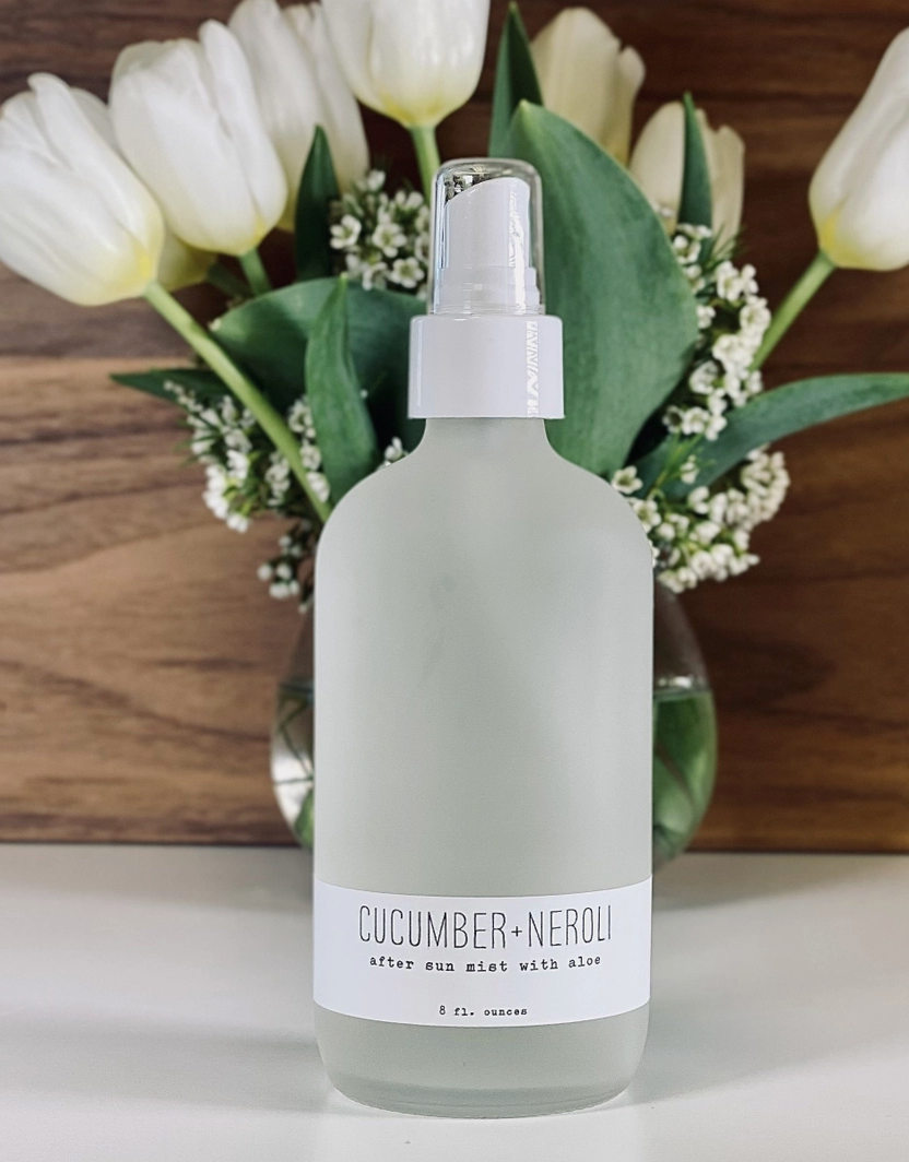 after sun aloe vera spray After Sun Mist with Aloe, Cucumber + Neroli – Queen Anne Frame