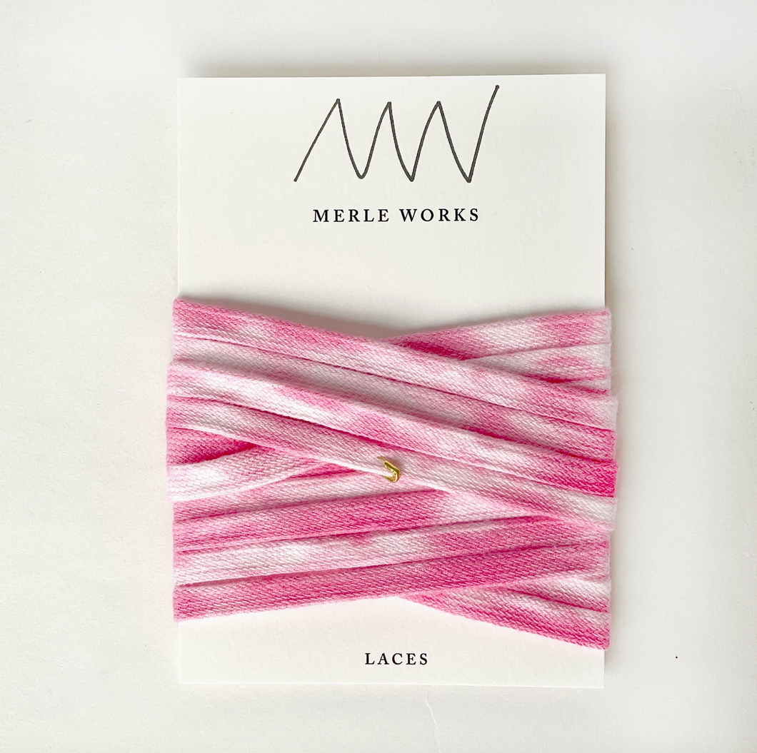 Tie-Dyed Dressy Shoelaces