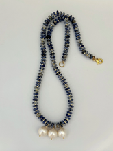Load image into Gallery viewer, Natural Stone Beaded Necklace with Pearl
