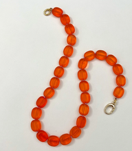 Load image into Gallery viewer, Matte Edge Glass Bead Necklace

