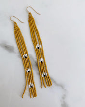 Load image into Gallery viewer, Hand Beaded Petite Duster Earrings
