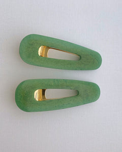 Resin Barrettes: Solid