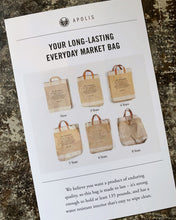 Load image into Gallery viewer, Queen Anne Market Tote (without wine opening)
