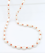 Load image into Gallery viewer, Freshwater Pearl Necklace with Color
