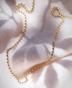 Gold Fill Ball Chain Necklace