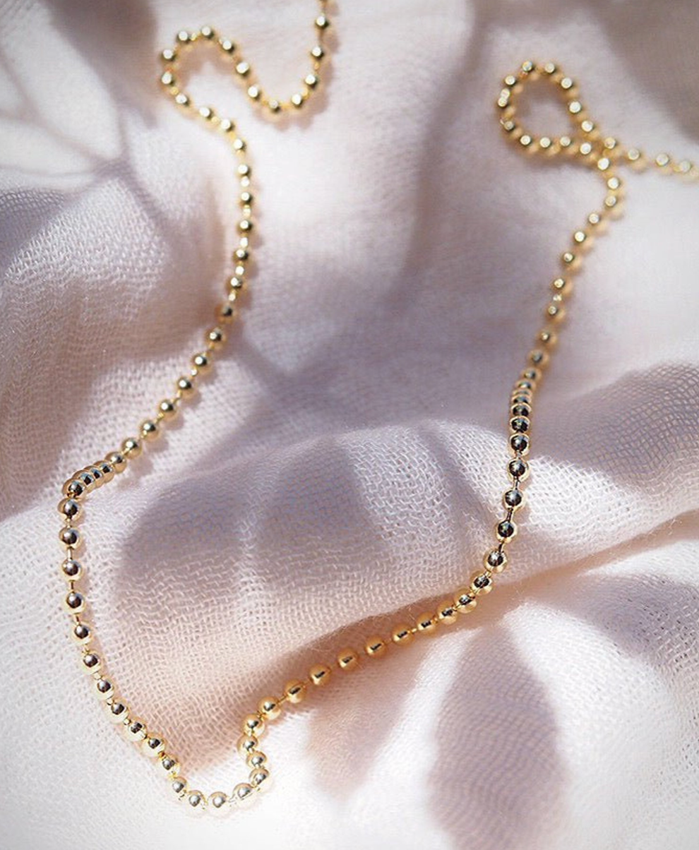 Gold Ball Chain