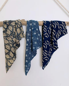 Hand Printed Bandana